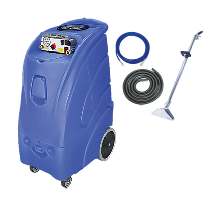 Mosquito Blue, 12-Gallon Carpet Extractor, Hot or Cold Water, 120, 220 or 500 PSI MOSQUITO-USA - 12BL-1206-Wand