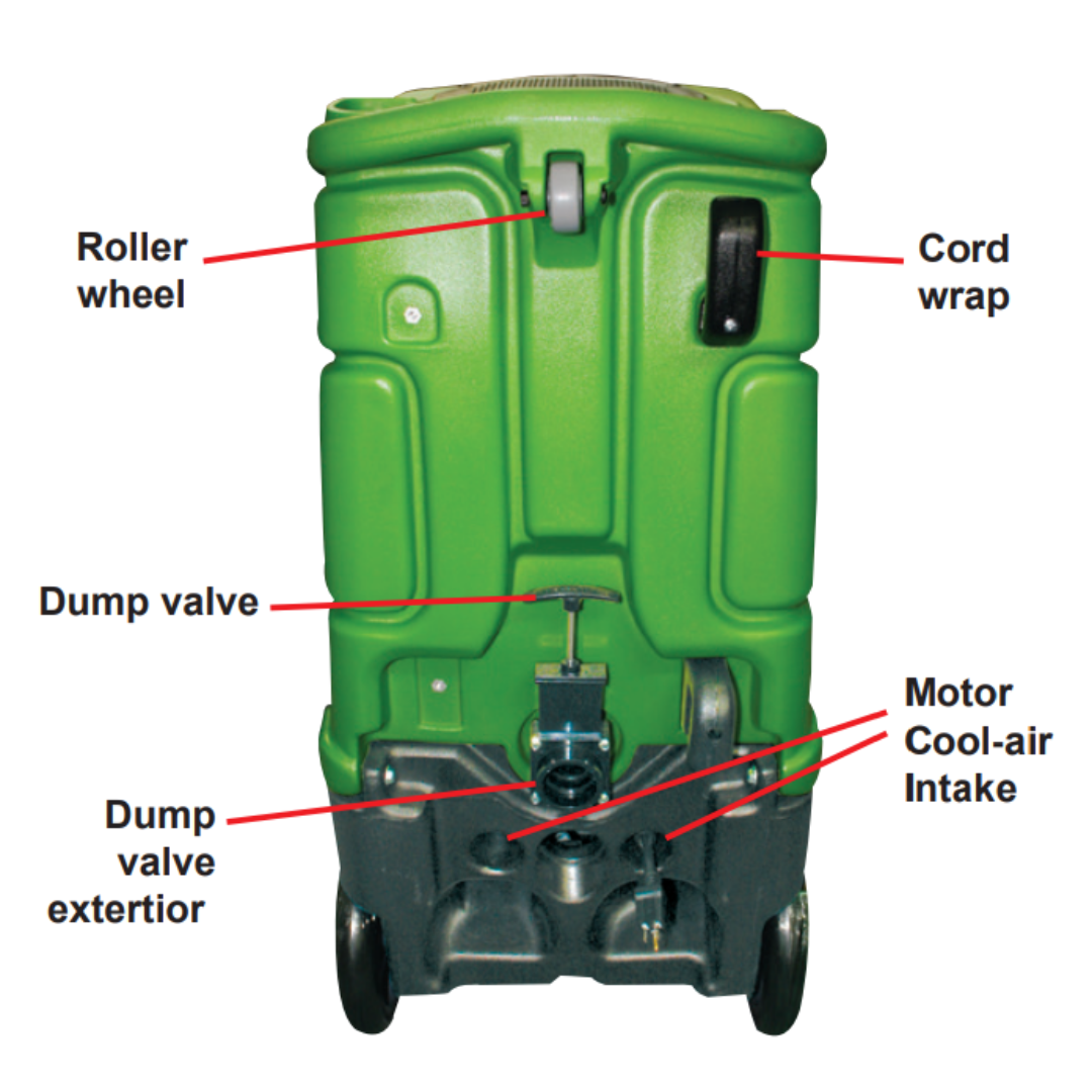 Mosquito 12-Gallon Carpet Extractor, Hot / Cold Water, 120, 220 and 500 PSI